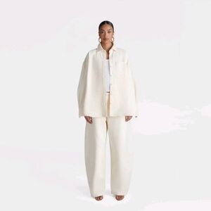 KBB by KAHLANA Women's 'The Samira Long Sleeve Collared Denim Button Down